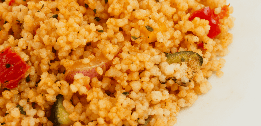 Golden Couscous Chicken Broth