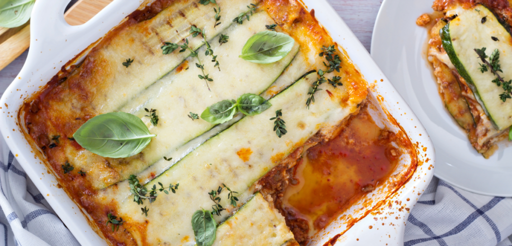 Herbed Tofu And Zucchini Lasagna