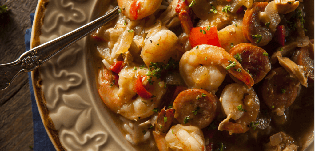 Louisiana Creole Shrimp Mushrooms