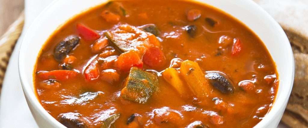 Organic Tomato Soup with Eggplant