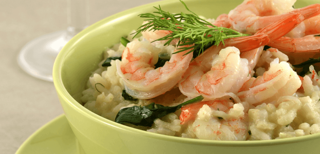 Shrimp Risotto Spnch Bsil