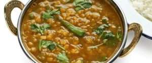 Spinach Tomatoes and Moong Dal