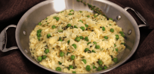 Sweet Peas Parmesan Risotto