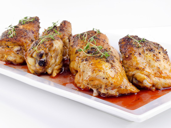 Balsamic Braised Chicken Thighs